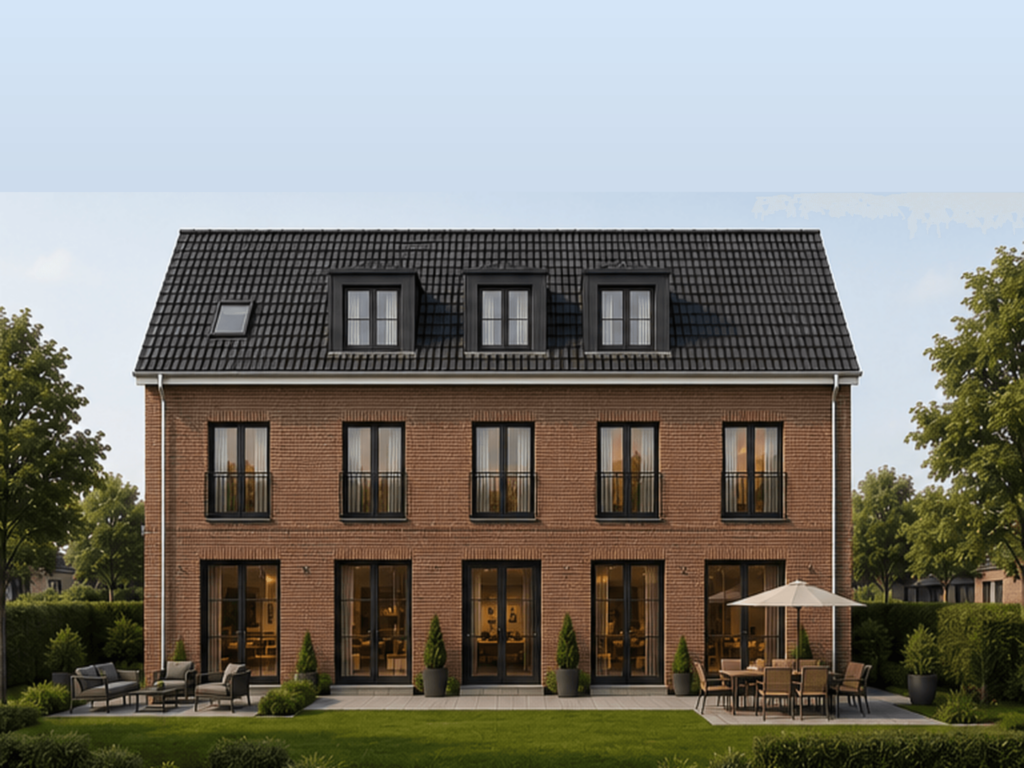 Rechte Seite Garten Terrasse